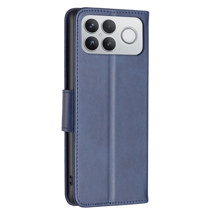 For Redmi K90 Pro Max/Poco F8 Ultra Lambskin Texture Pure Color Flip Leather Phone Case