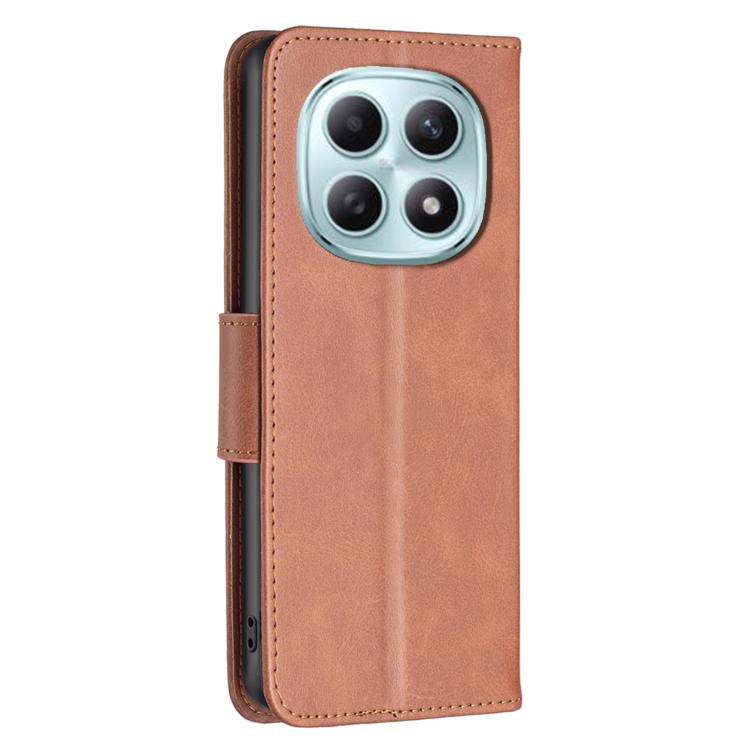 For Redmi Note 15 5G Global 164mm Lambskin Texture Pure Color Flip Leather Phone Case