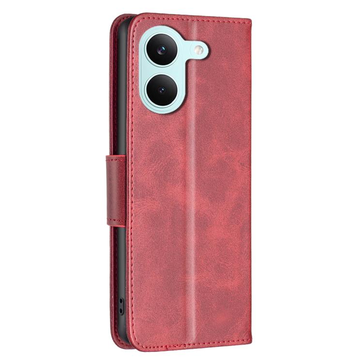 For Redmi Tubo 5 / Poco X8 Pro 5G Lambskin Texture Pure Color Flip Leather Phone Case