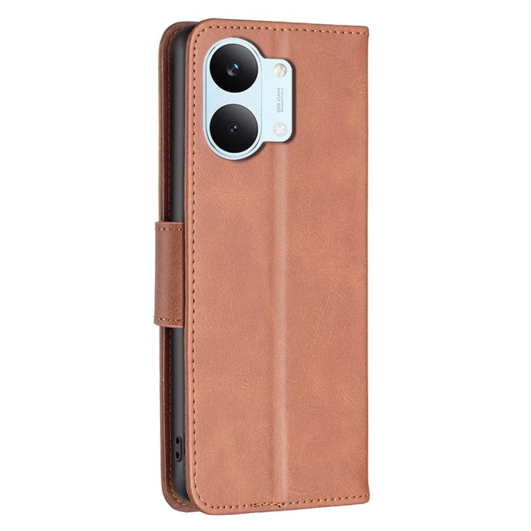 For Redmi Tubo 5 Max / Poco X8 Pro Max Lambskin Texture Pure Color Flip Leather Phone Case