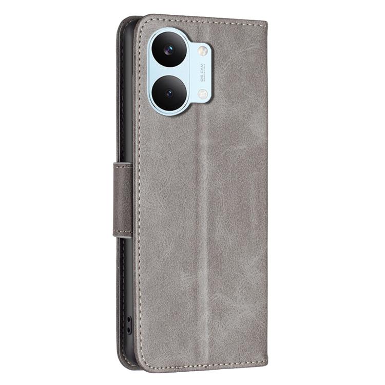 For Redmi Tubo 5 Max / Poco X8 Pro Max Lambskin Texture Pure Color Flip Leather Phone Case