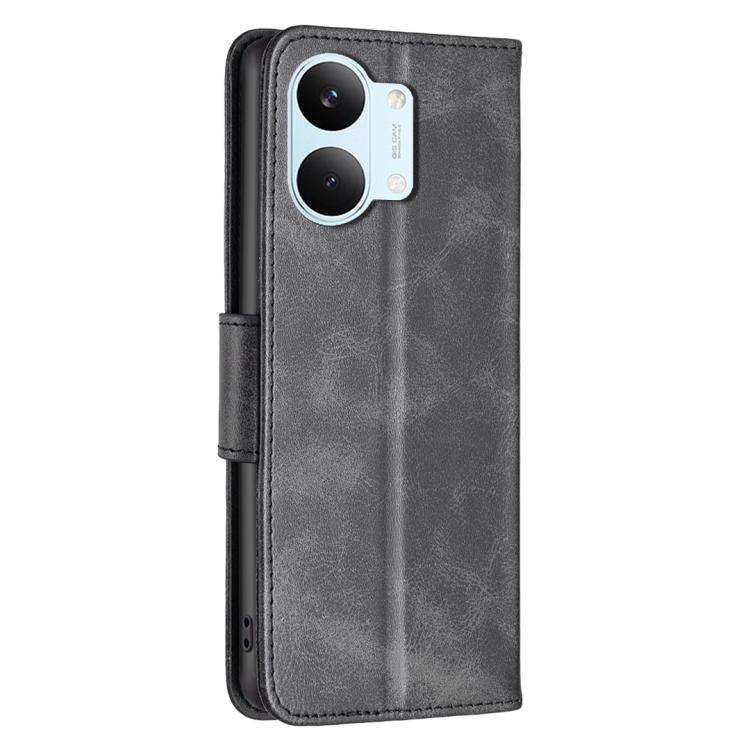 For Redmi Tubo 5 Max / Poco X8 Pro Max Lambskin Texture Pure Color Flip Leather Phone Case