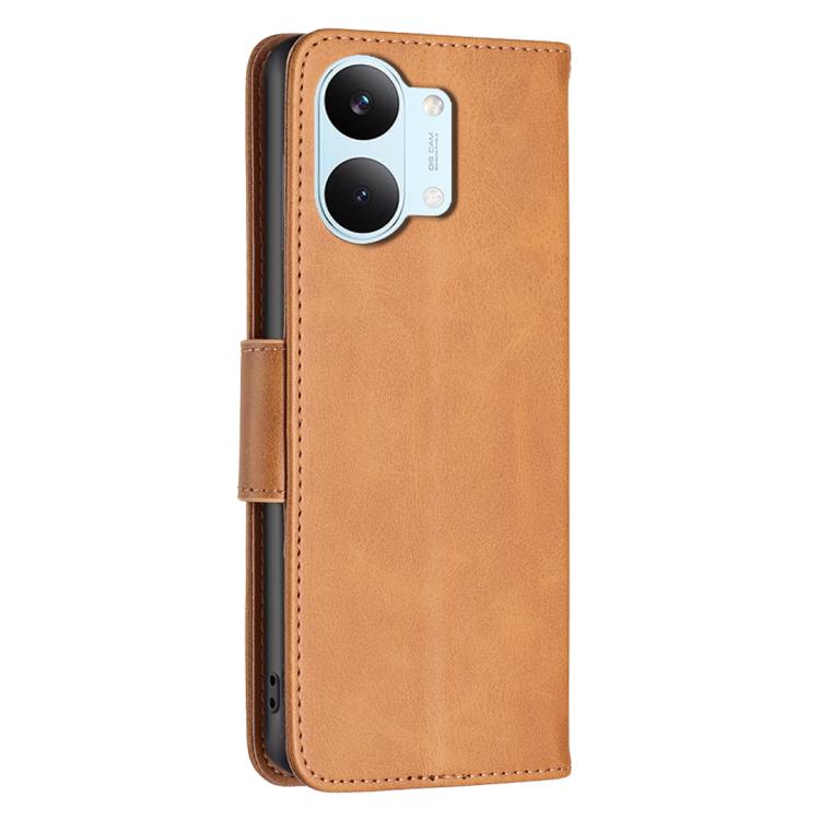 For Redmi Tubo 5 Max / Poco X8 Pro Max Lambskin Texture Pure Color Flip Leather Phone Case