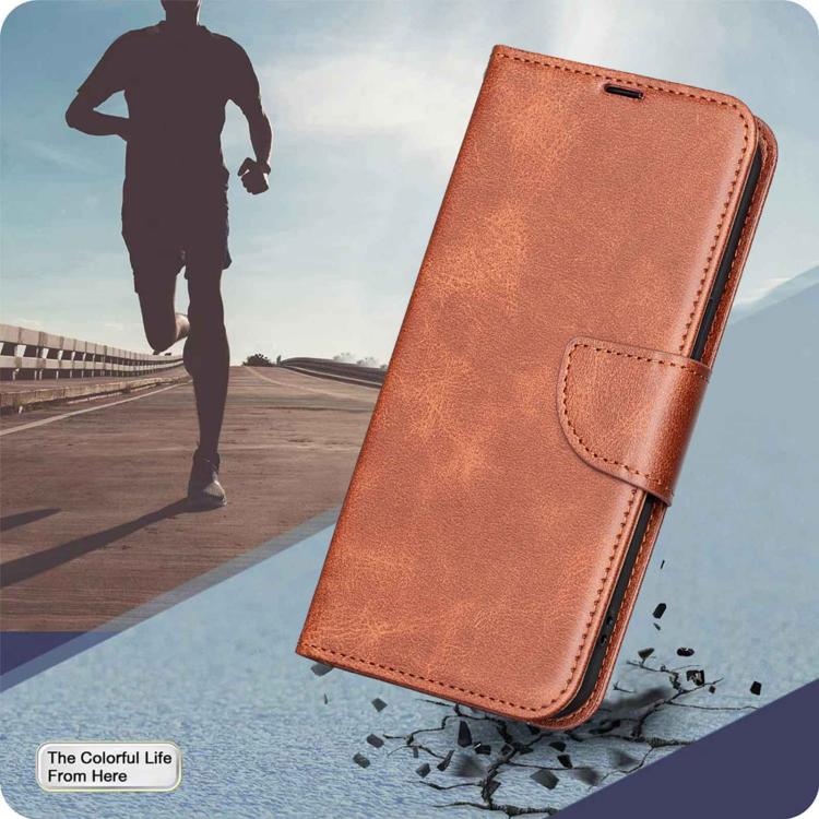 For Redmi 15a 5G Lambskin Texture Pure Color Flip Leather Phone Case
