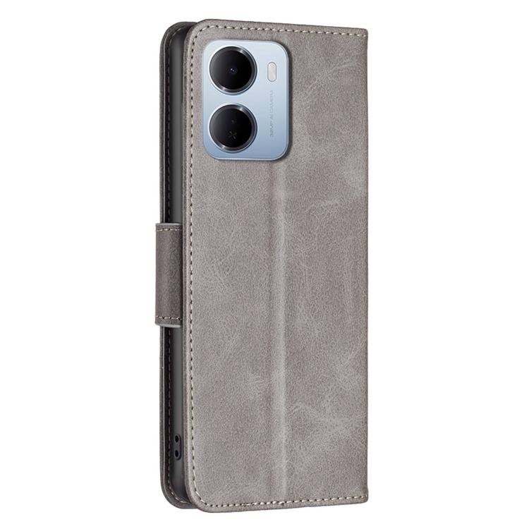 For Redmi 15a 5G Lambskin Texture Pure Color Flip Leather Phone Case
