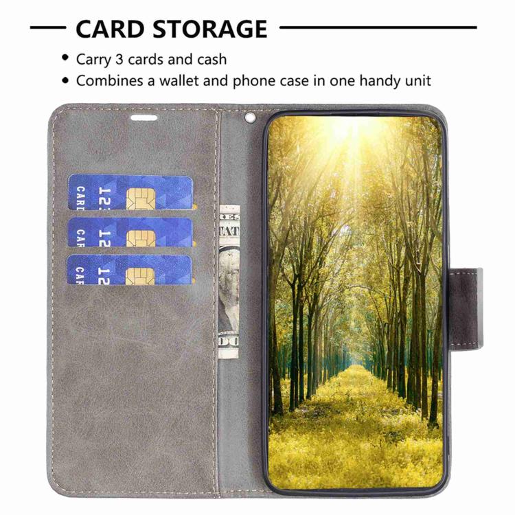 For Redmi 15a 5G Lambskin Texture Pure Color Flip Leather Phone Case