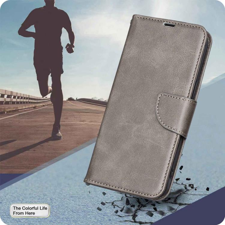 For Redmi 15a 5G Lambskin Texture Pure Color Flip Leather Phone Case
