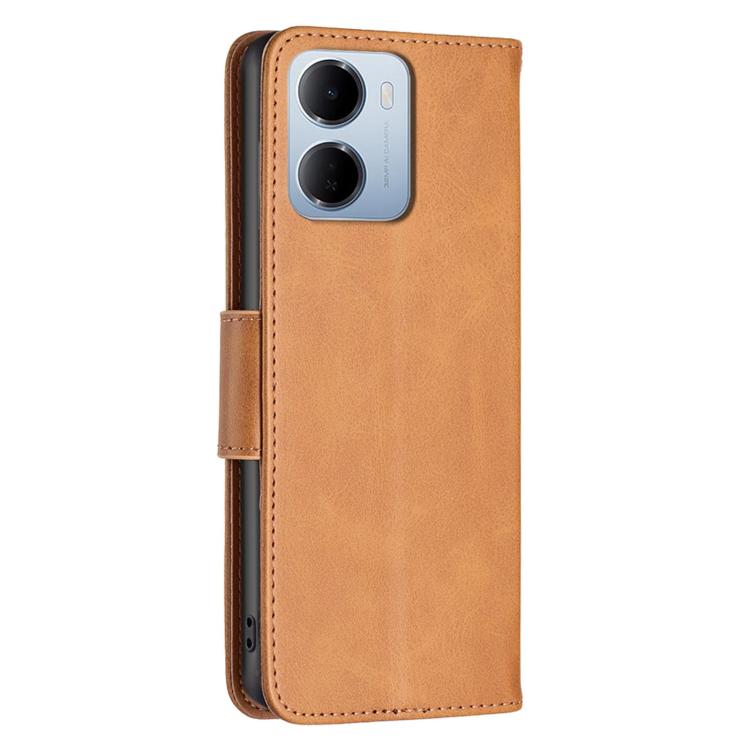 For Redmi 15a 5G Lambskin Texture Pure Color Flip Leather Phone Case