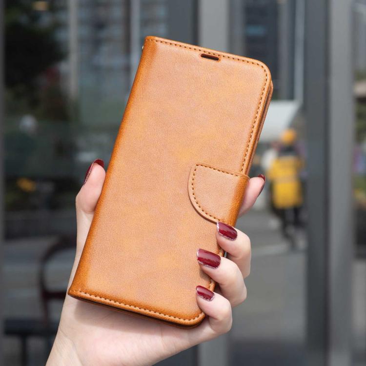 For Redmi 15a 5G Lambskin Texture Pure Color Flip Leather Phone Case