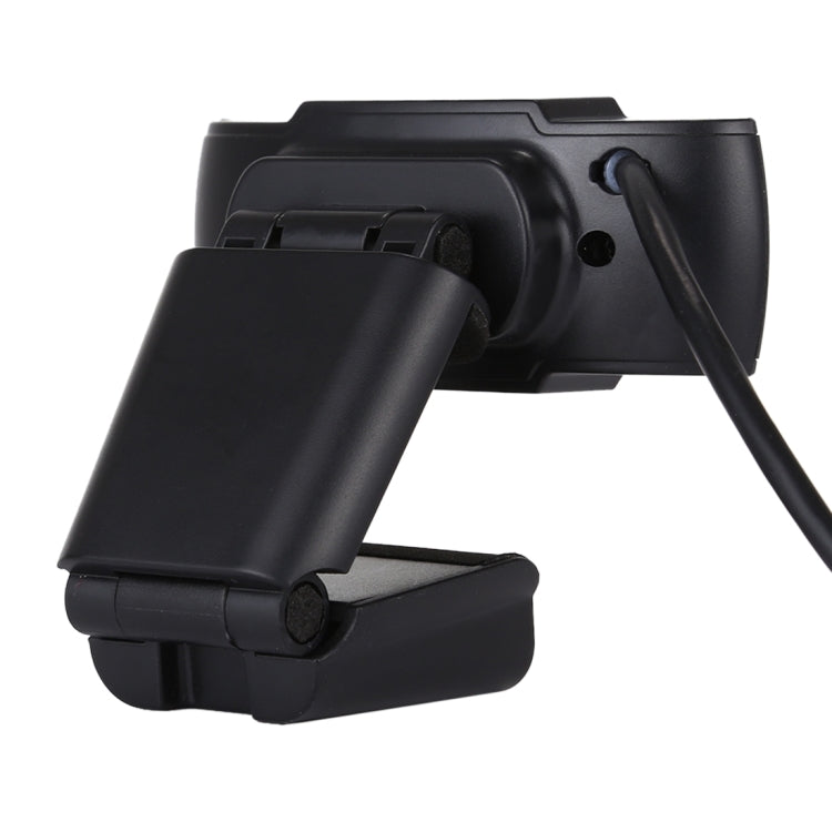 1080P 25fps HD Computer Camera Integrated Microphone USB Web Cam - Black