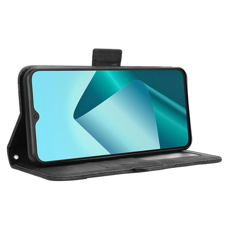 For Wiko T20 Skin Feel Calf Texture Card Slots Leather Phone Case