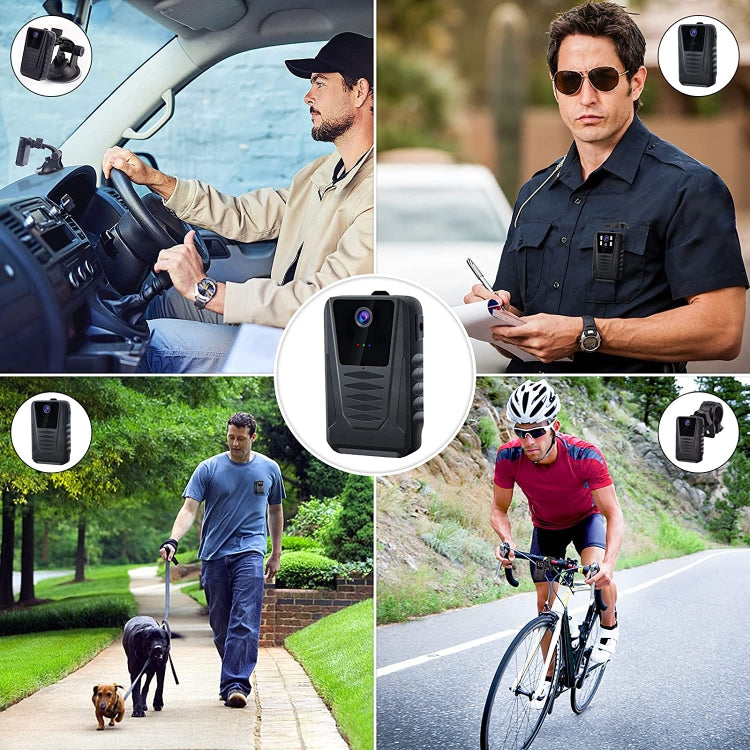 870B 1080P Portable Multifunctional Wearable Camera - Black