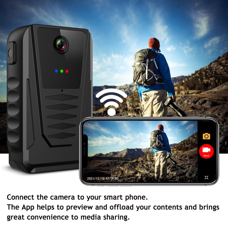 870B 1080P Portable Multifunctional Wearable Camera - Black