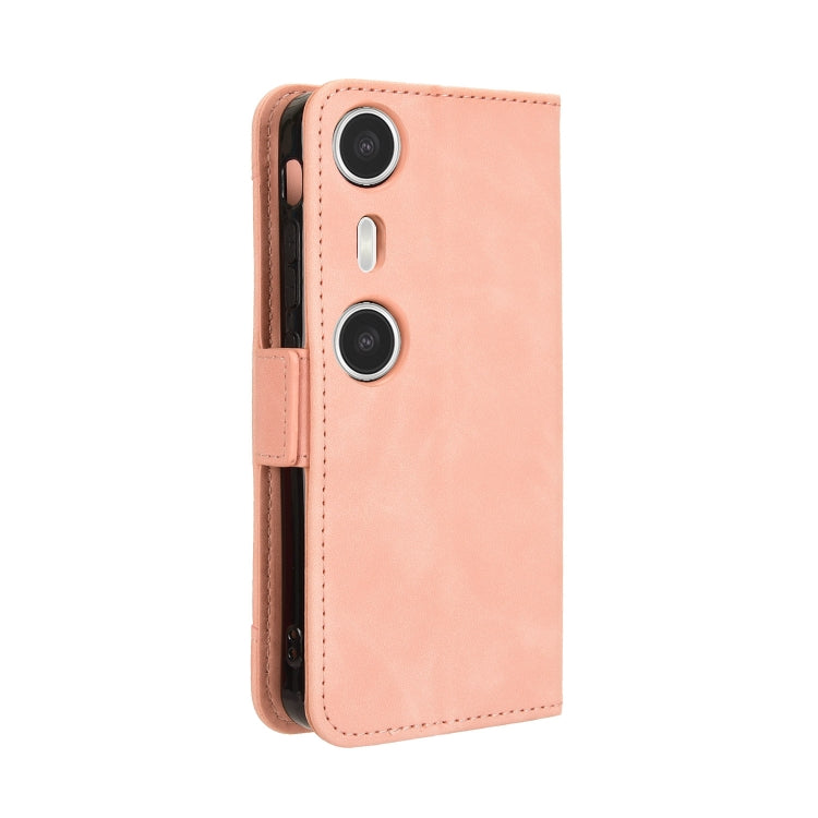 For XReal Beam Pro Skin Feel Calf Texture Card Slots Leather Phone Case