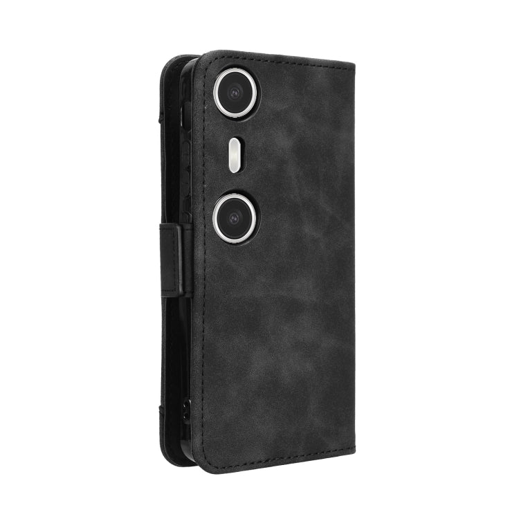 For XReal Beam Pro Skin Feel Calf Texture Card Slots Leather Phone Case