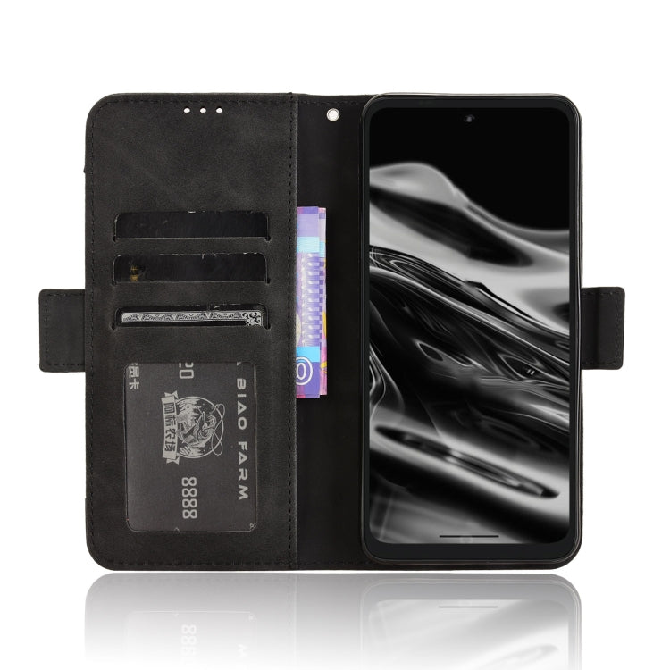 For XReal Beam Pro Skin Feel Calf Texture Card Slots Leather Phone Case