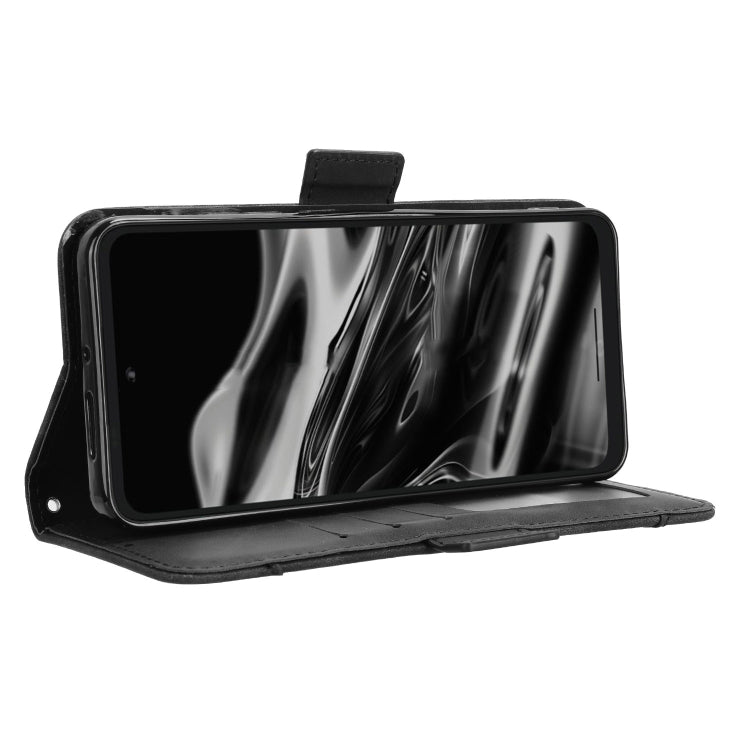 For XReal Beam Pro Skin Feel Calf Texture Card Slots Leather Phone Case