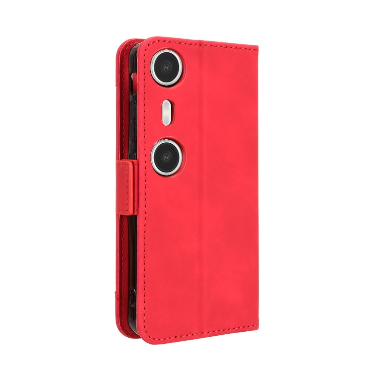 For XReal Beam Pro Skin Feel Calf Texture Card Slots Leather Phone Case