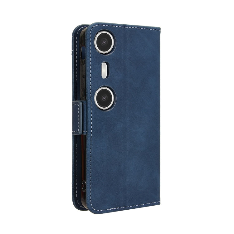 For XReal Beam Pro Skin Feel Calf Texture Card Slots Leather Phone Case
