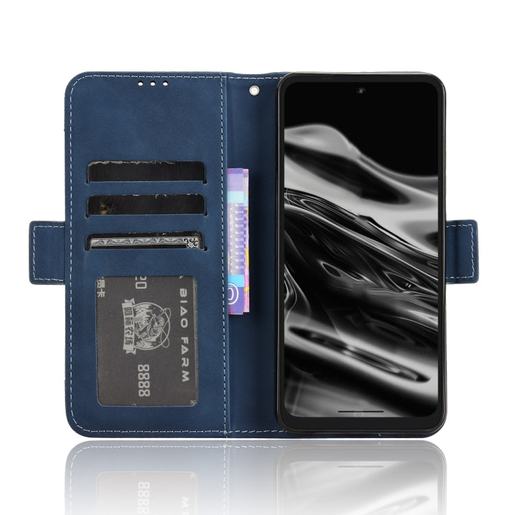 For XReal Beam Pro Skin Feel Calf Texture Card Slots Leather Phone Case
