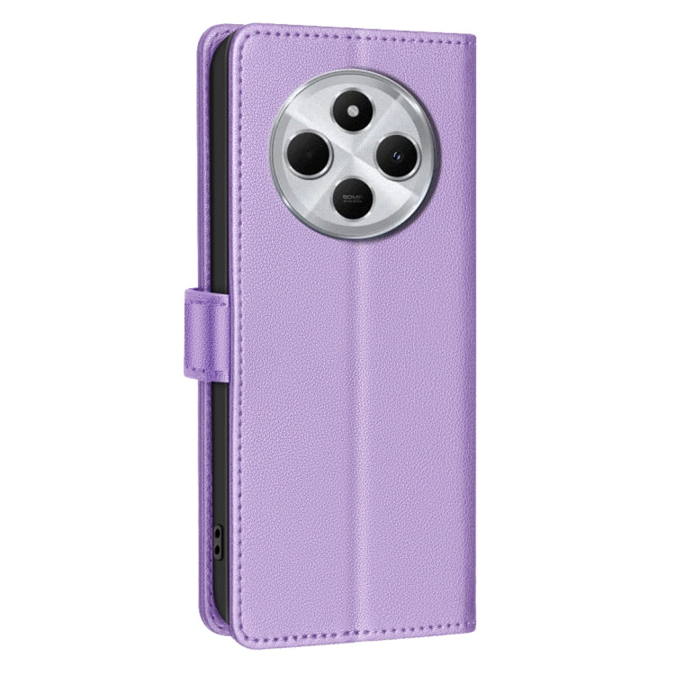 For Redmi 14C 4G Litchi Texture RFID Anti-theft Leather Phone Case