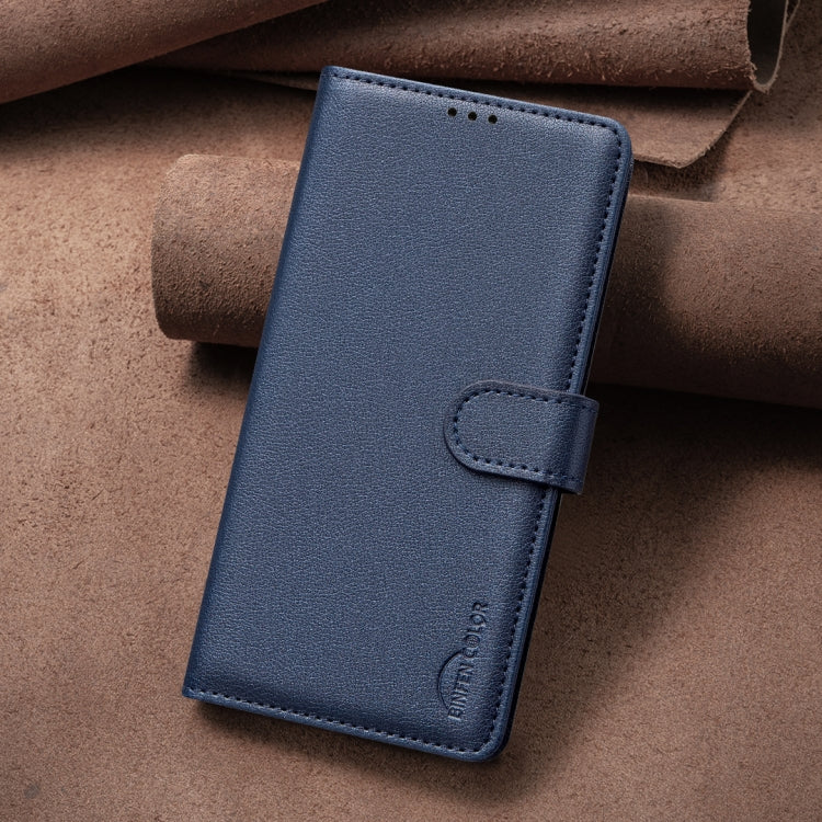 For Redmi 14C 4G Litchi Texture RFID Anti-theft Leather Phone Case