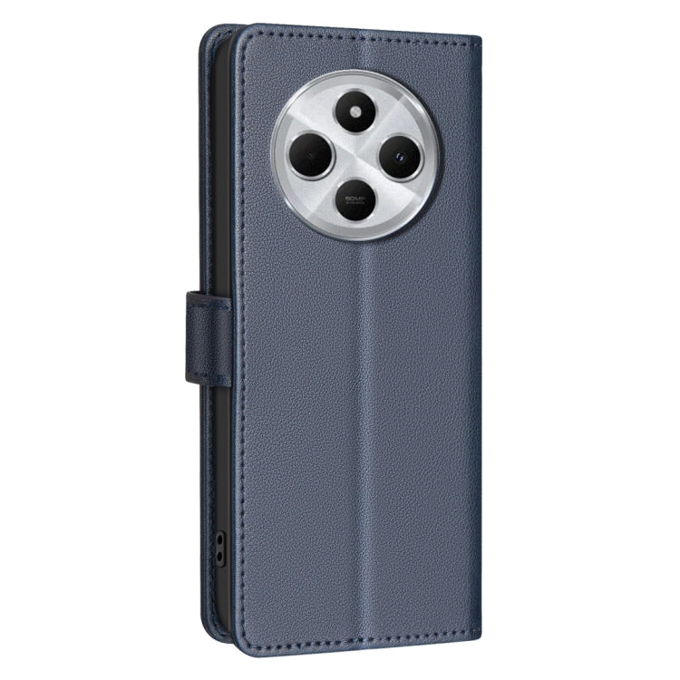 For Redmi 14C 4G Litchi Texture RFID Anti-theft Leather Phone Case