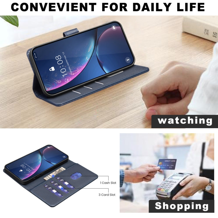 For Redmi Note 14 5G Litchi Texture RFID Anti-theft Leather Phone Case