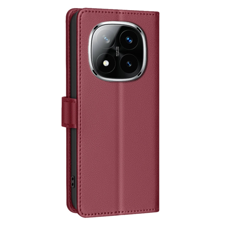For Redmi Note 14 Pro 5G / Note 14 Pro+ 5G  Litchi Texture RFID Anti-theft Leather Phone Case