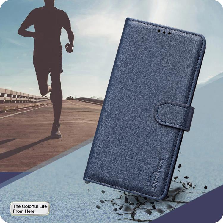 For Redmi Note 14 Pro 4G Litchi Texture RFID Anti-theft Leather Phone Case