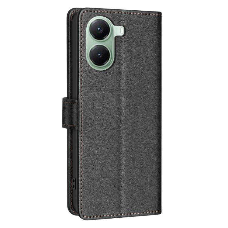 For Redmi Turbo 4 Litchi Texture RFID Anti-theft Leather Phone Case