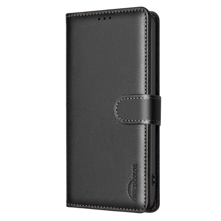 For Redmi A5 4G 171.7mm Litchi Texture RFID Anti-theft Leather Phone Case