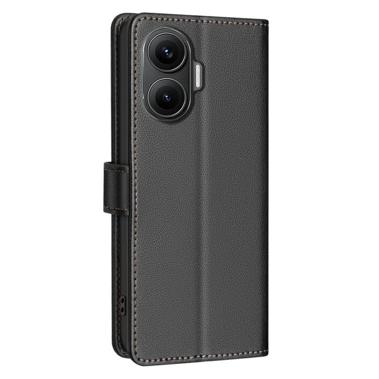 For Redmi Turbo 4 Pro Litchi Texture RFID Anti-theft Leather Phone Case