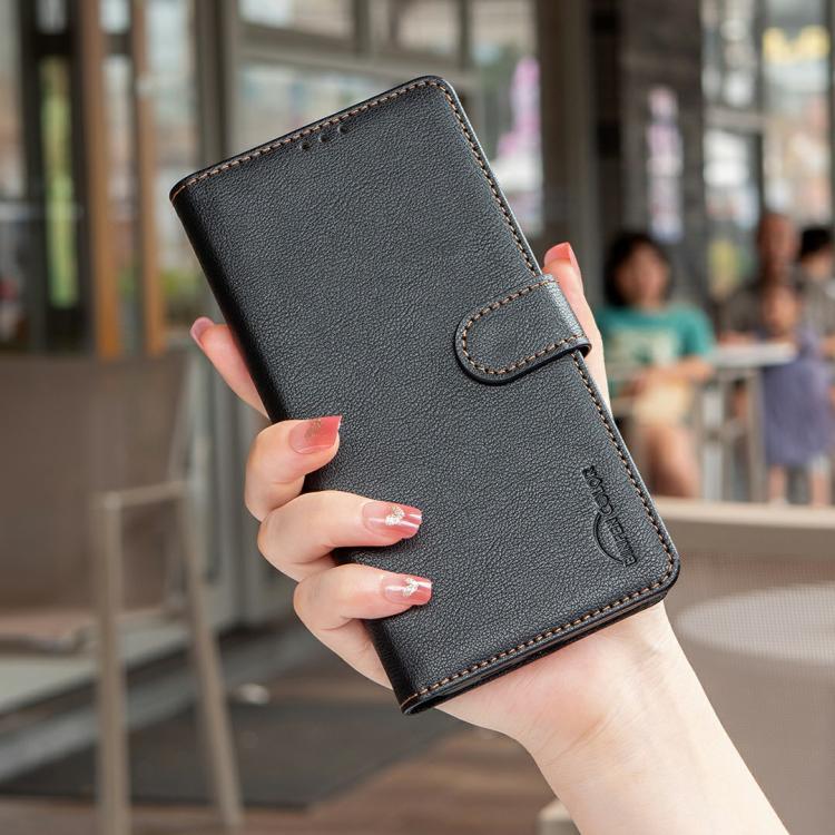 For Redmi Turbo 4 Pro Litchi Texture RFID Anti-theft Leather Phone Case