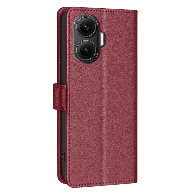 For Redmi Turbo 4 Pro Litchi Texture RFID Anti-theft Leather Phone Case