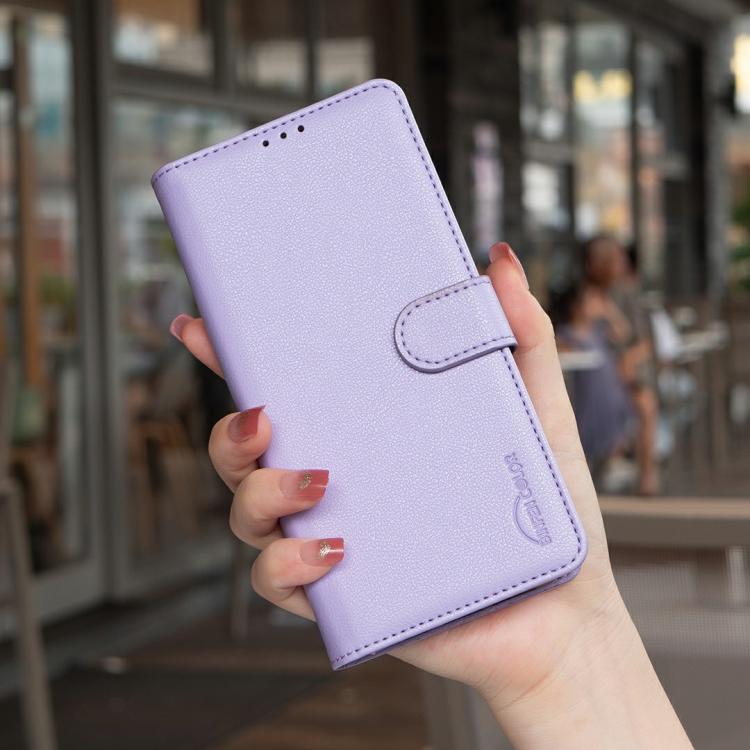 For Redmi Turbo 4 Pro Litchi Texture RFID Anti-theft Leather Phone Case
