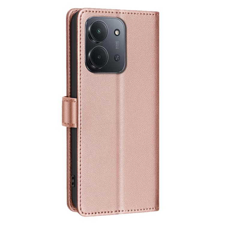 For Redmi 15C 5G / 4G EU 173mm / Poco C85 5G Litchi Texture RFID Anti-theft Leather Phone Case