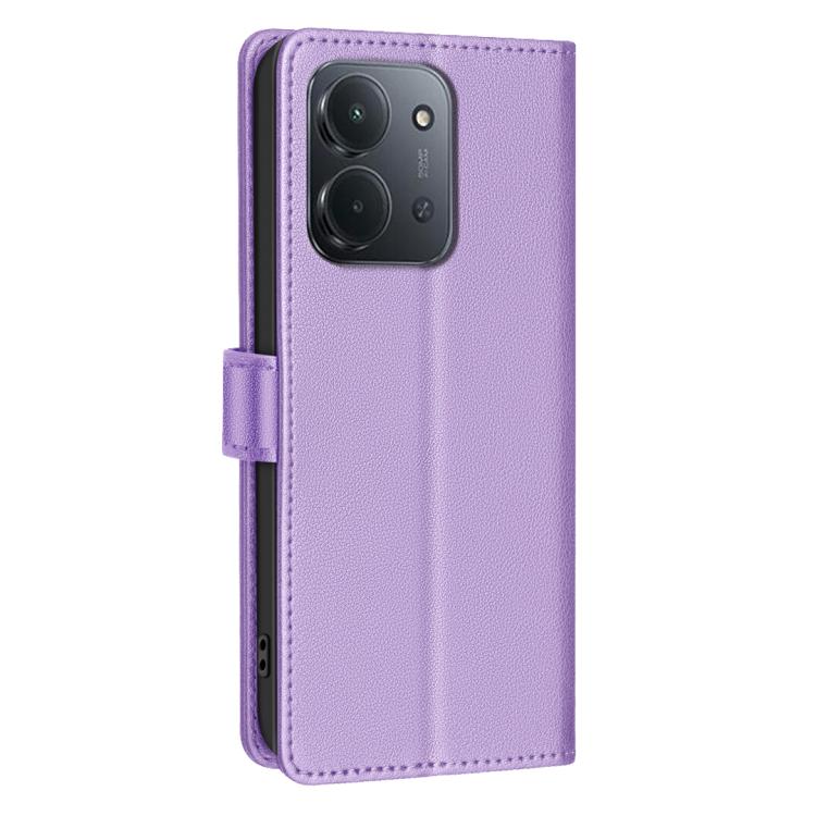 For Redmi 15C 5G / 4G EU 173mm / Poco C85 5G Litchi Texture RFID Anti-theft Leather Phone Case