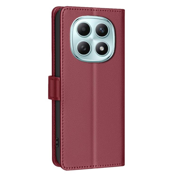 For Redmi Note 15 Pro 4G Global 163.2mm Litchi Texture RFID Anti-theft Leather Phone Case
