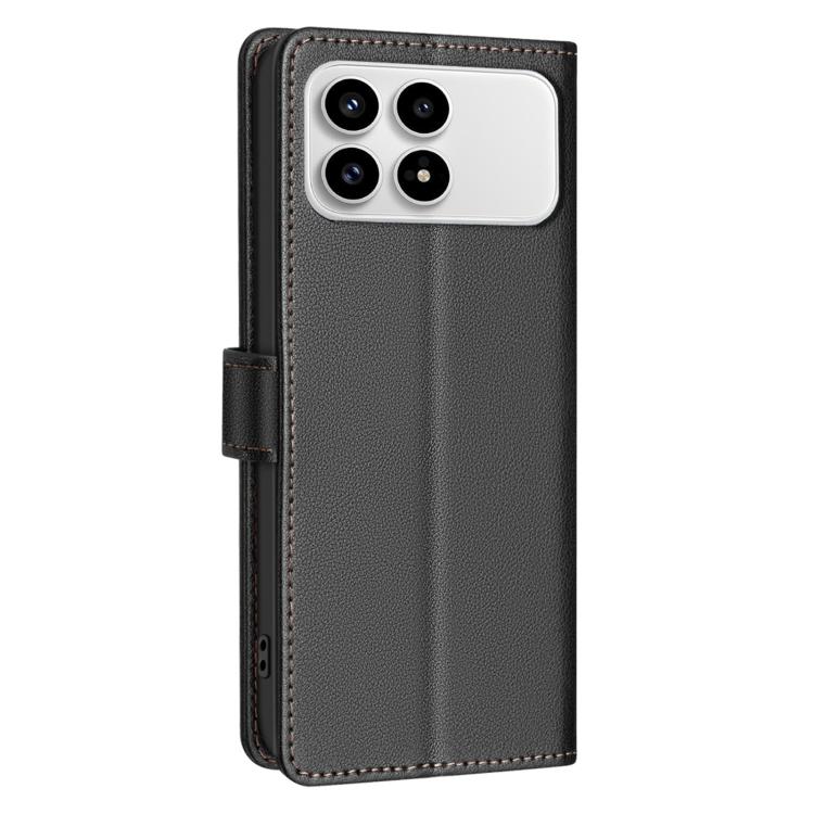 For Redmi K90/Poco F8 Pro Litchi Texture RFID Anti-theft Leather Phone Case