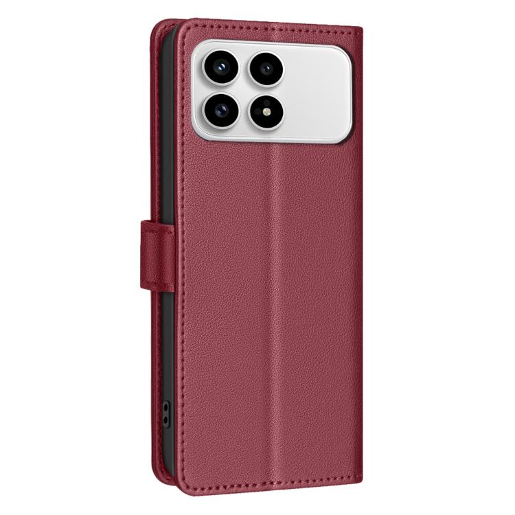 For Redmi K90/Poco F8 Pro Litchi Texture RFID Anti-theft Leather Phone Case