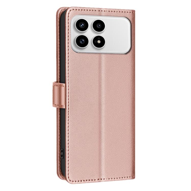 For Redmi K90/Poco F8 Pro Litchi Texture RFID Anti-theft Leather Phone Case