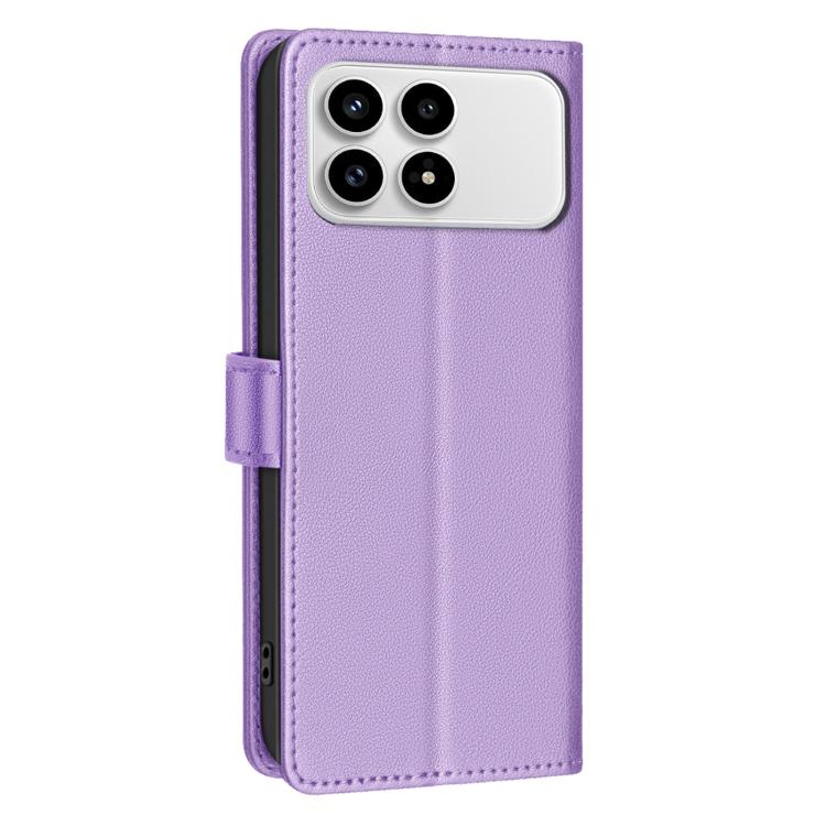 For Redmi K90/Poco F8 Pro Litchi Texture RFID Anti-theft Leather Phone Case