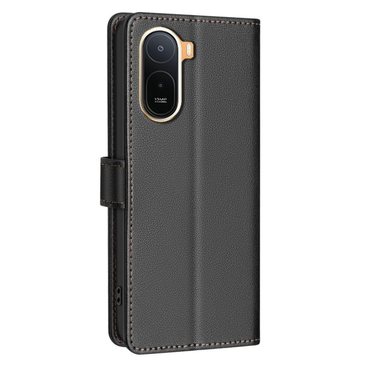 For Redmi A7 Pro 171mm / Poco C85x 5G Litchi Texture RFID Anti-theft Leather Phone Case