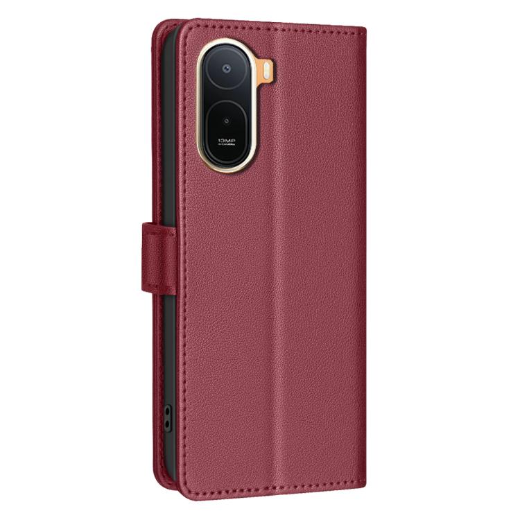 For Redmi A7 Pro 171mm / Poco C85x 5G Litchi Texture RFID Anti-theft Leather Phone Case