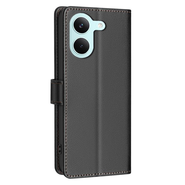 For Redmi Tubo 5 / Poco X8 Pro 5G Litchi Texture RFID Anti-theft Leather Phone Case