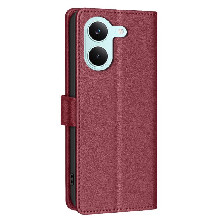 For Redmi Tubo 5 / Poco X8 Pro 5G Litchi Texture RFID Anti-theft Leather Phone Case