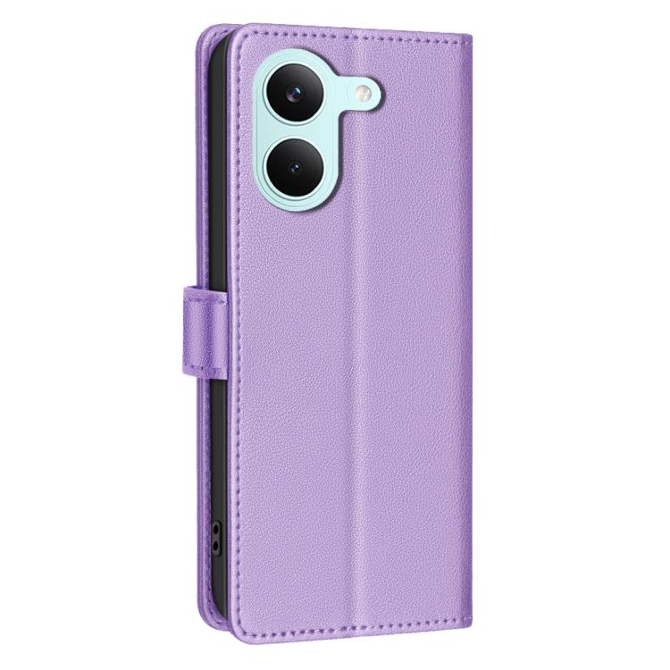 For Redmi Tubo 5 / Poco X8 Pro 5G Litchi Texture RFID Anti-theft Leather Phone Case