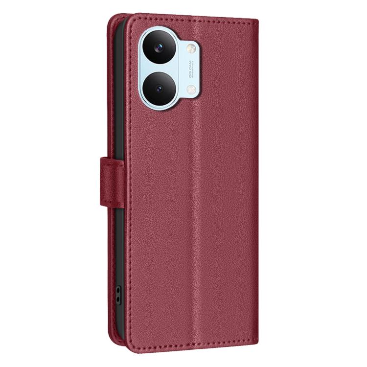 For Redmi Tubo 5 Max / Poco X8 Pro Max Litchi Texture RFID Anti-theft Leather Phone Case
