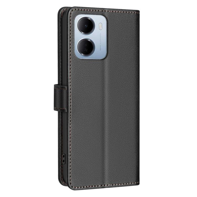 For Redmi 15a 5G Litchi Texture RFID Anti-theft Leather Phone Case